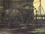 Vincent Van Gogh Water Mill at Gennep (nn04) oil painting artist